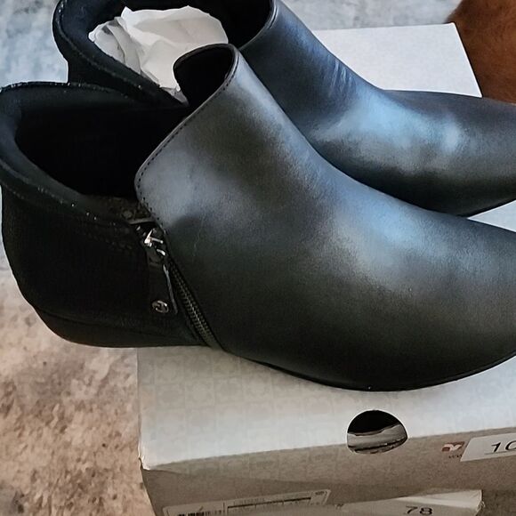 Women's Revere Damascus onyx black lizard 🦎 ♥️ boots 👢 Size 12W NIB - Picture 2 of 13